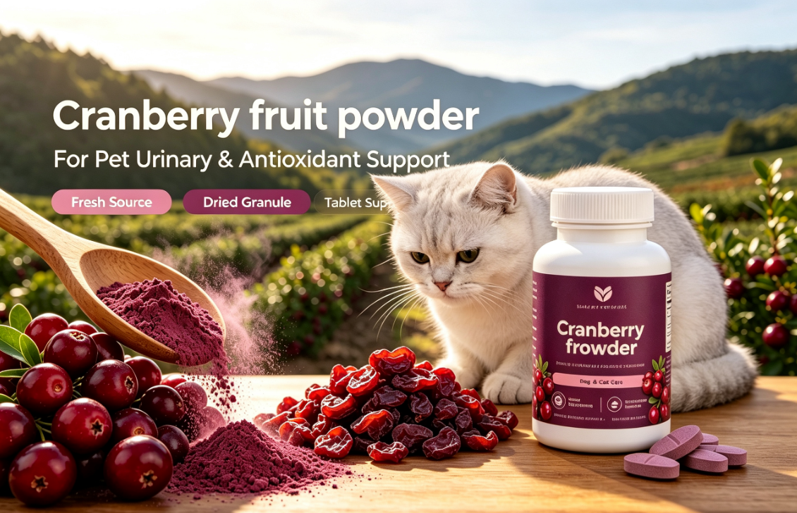 Bulk Cranberry Fruit Powder for Pet Urinary Health Ingredient