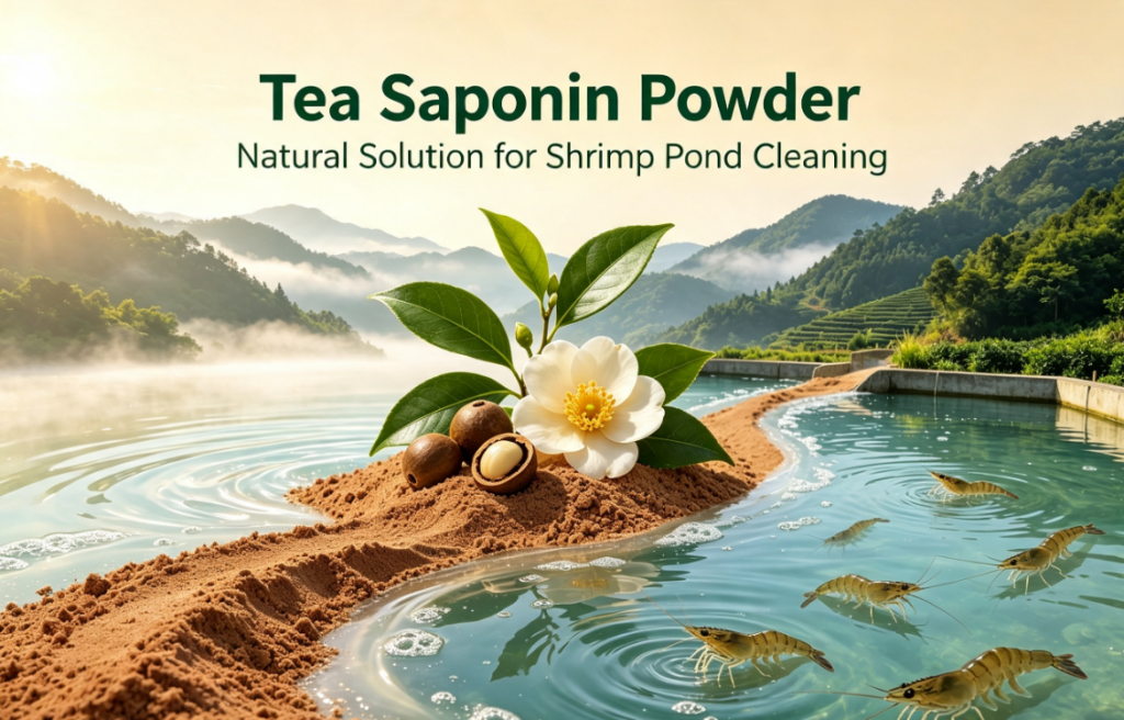 Tea Saponin Powder 85% Bulk Aquaculture Ingredient
