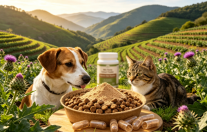 Wholesale Milk Thistle Extract Powder for Pet Liver Ingredients