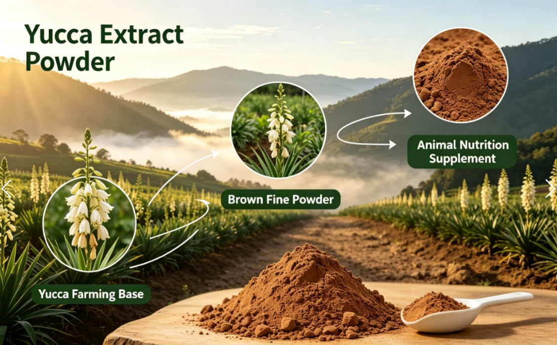 Bulk Feed Grade Yucca Schidigera Extract for Animal Nutrition