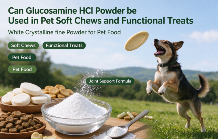 Can Glucosamine HCl Powder be Used in Pet Soft Chews and Functional Treats